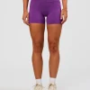 Fusion Ultra High-Rise 4" Short Pockets - Fresh Purple