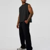 Oversized Heavyweight Boxed Tank - Washed Black