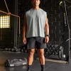 Oversized Heavyweight Boxed Tank - Light Grey Marl