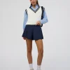 Clubhouse Vest - Off White-Future Navy