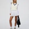 Clubhouse Vest - Off White-Future Navy