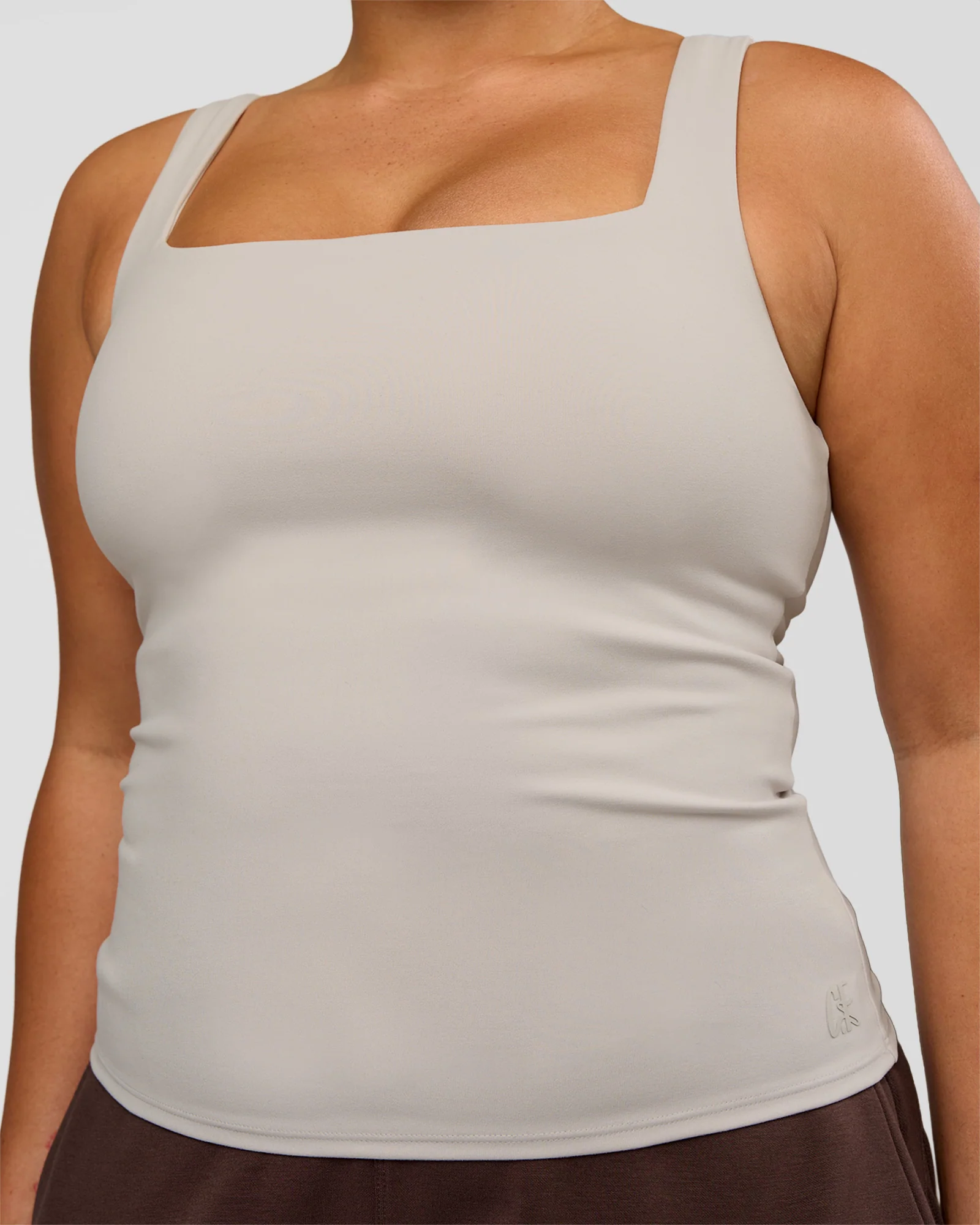 2110-cf-train-hard-shelf-bra-tank-clay-3.webp CF Train Hard Shelf Bra Tank - Clay