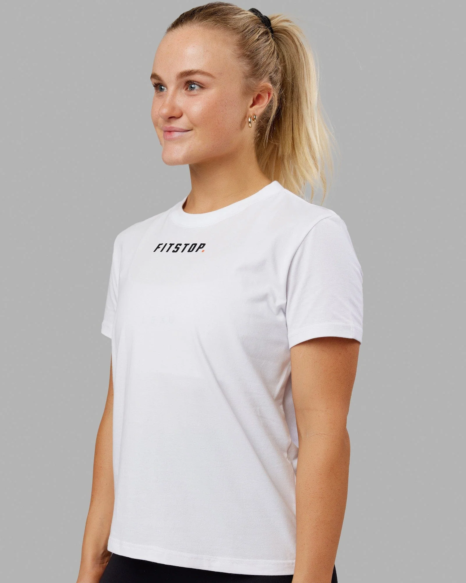 21109-white-black-3xs-white-black-3xs-variation-1.webp Fitstop Fast FLXCotton Tee - White-Black