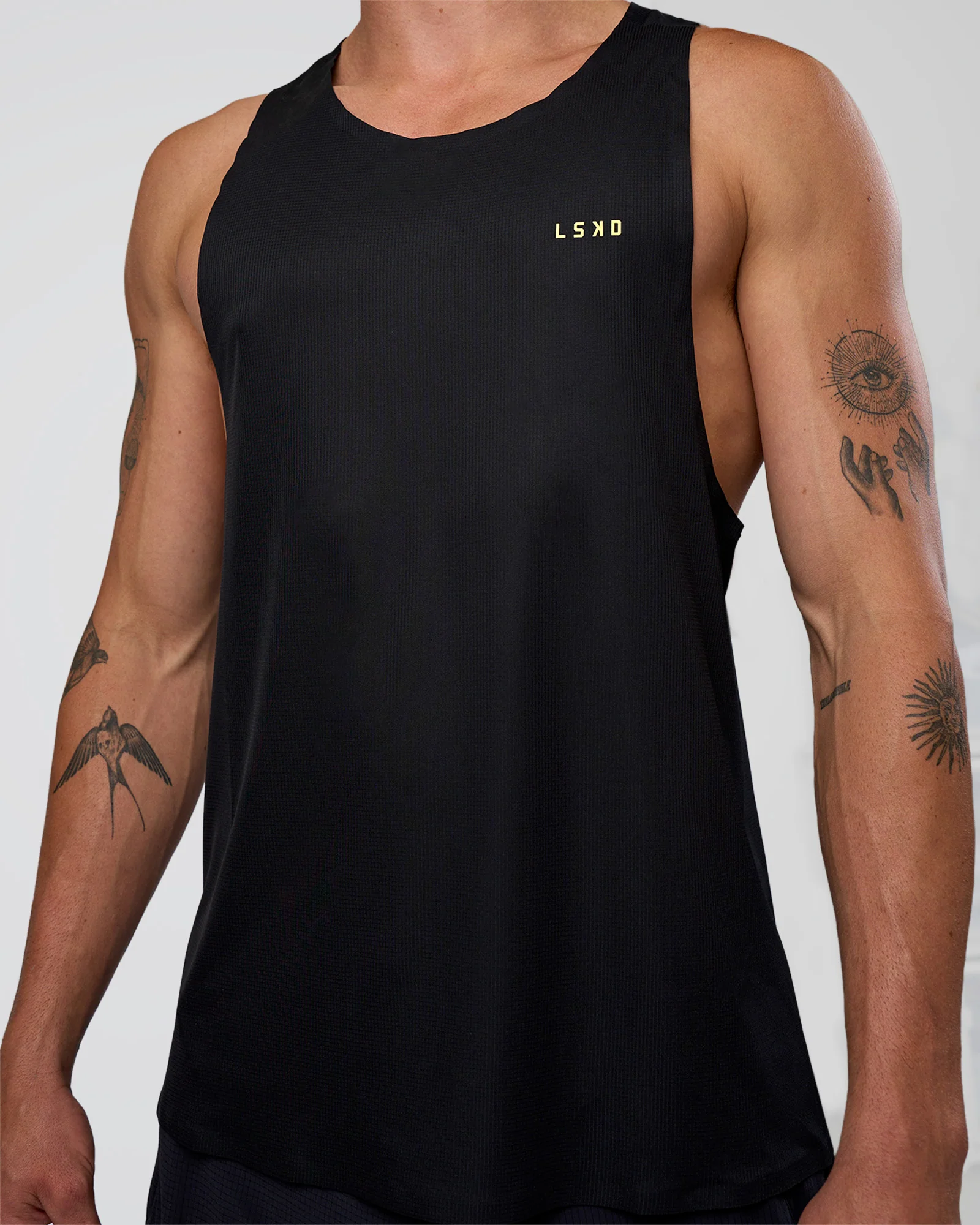 Race Day Tank - Black-Yellow Fizz