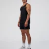 Race Day Tank - Black-Yellow Fizz