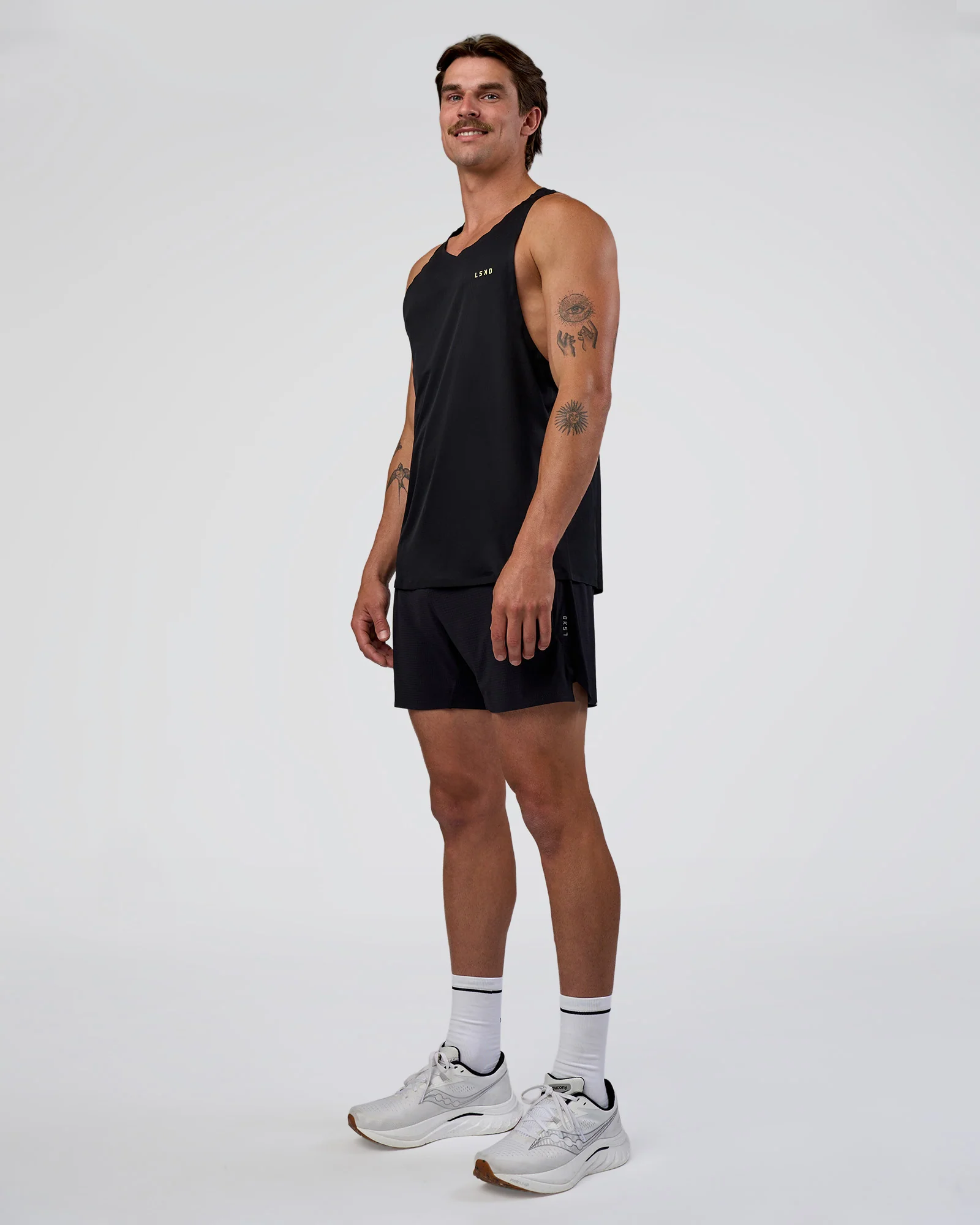 Race Day Tank - Black-Yellow Fizz
