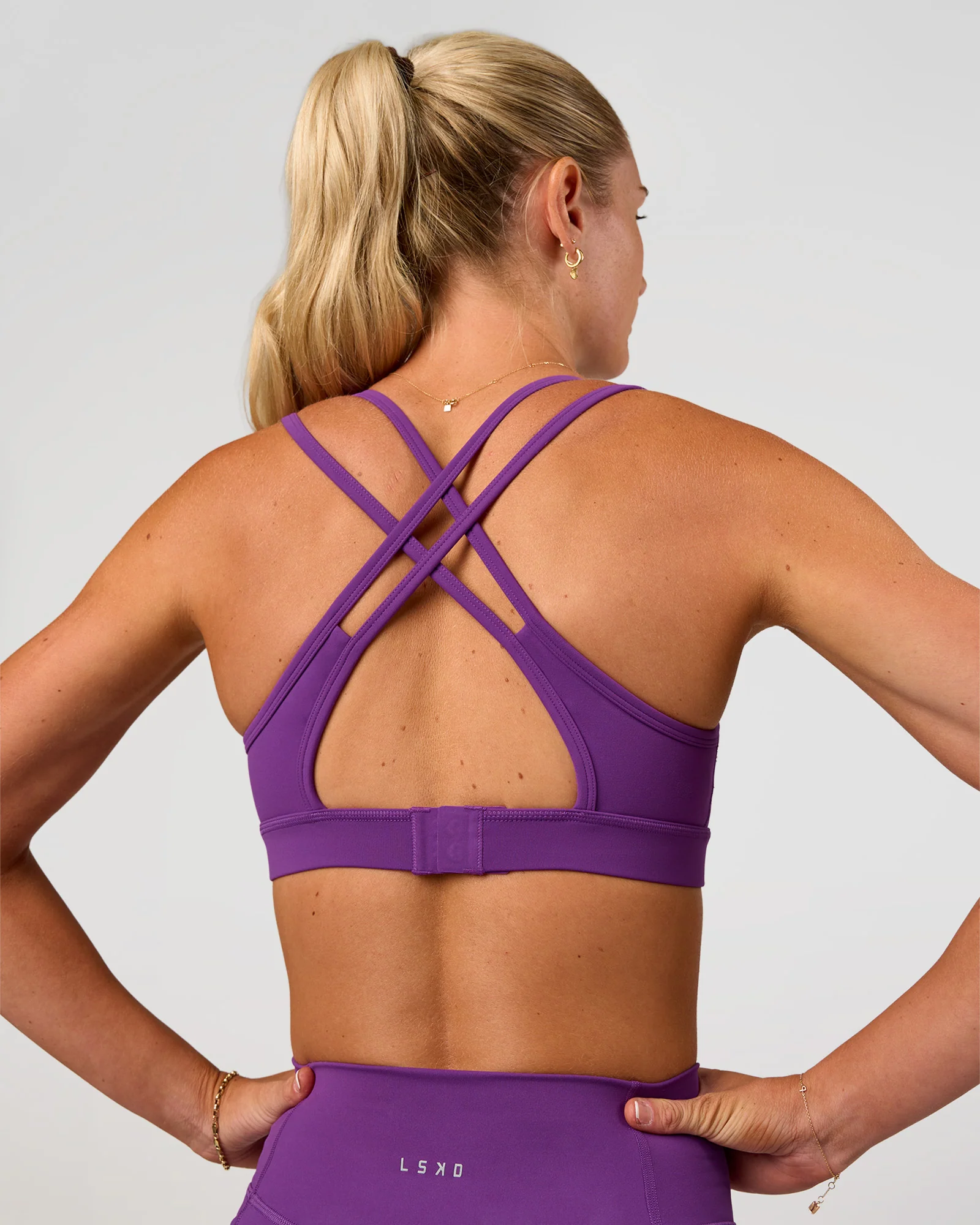 Genesis Layered Sports Bra - Fresh Purple