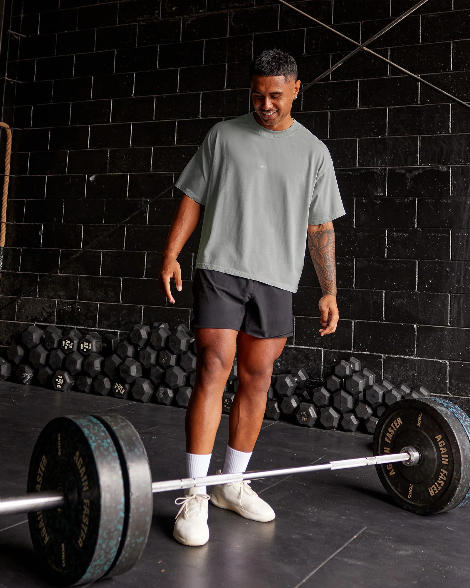 21138-oversized-heavyweight-boxed-tee-light-grey-marl-2.webp Oversized Heavyweight Boxed Tee - Light Grey Marl