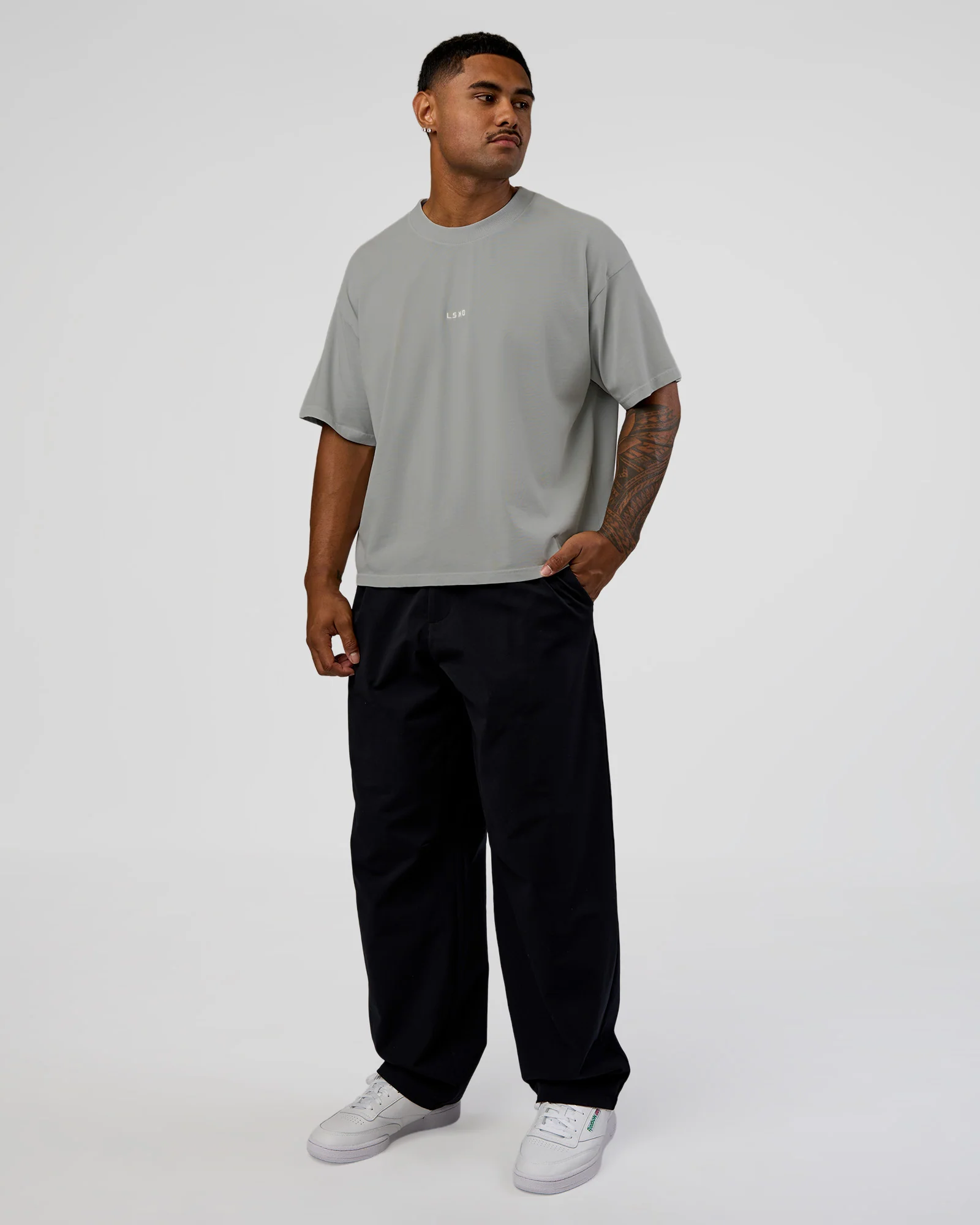 21138-oversized-heavyweight-boxed-tee-light-grey-marl-3.webp Oversized Heavyweight Boxed Tee - Light Grey Marl