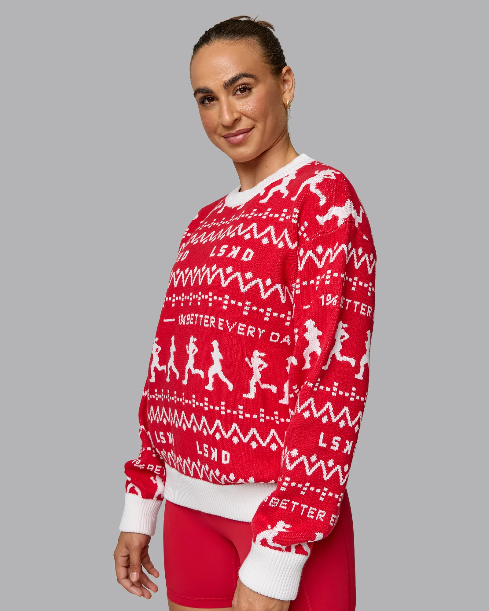 21171-lskd-christmas-knit-sweater-cherry-red-ivory-5.webp LSKD Christmas Knit Sweater - Cherry Red-Ivory