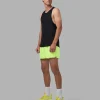 Pace 3" Performance Short - Lime Glo