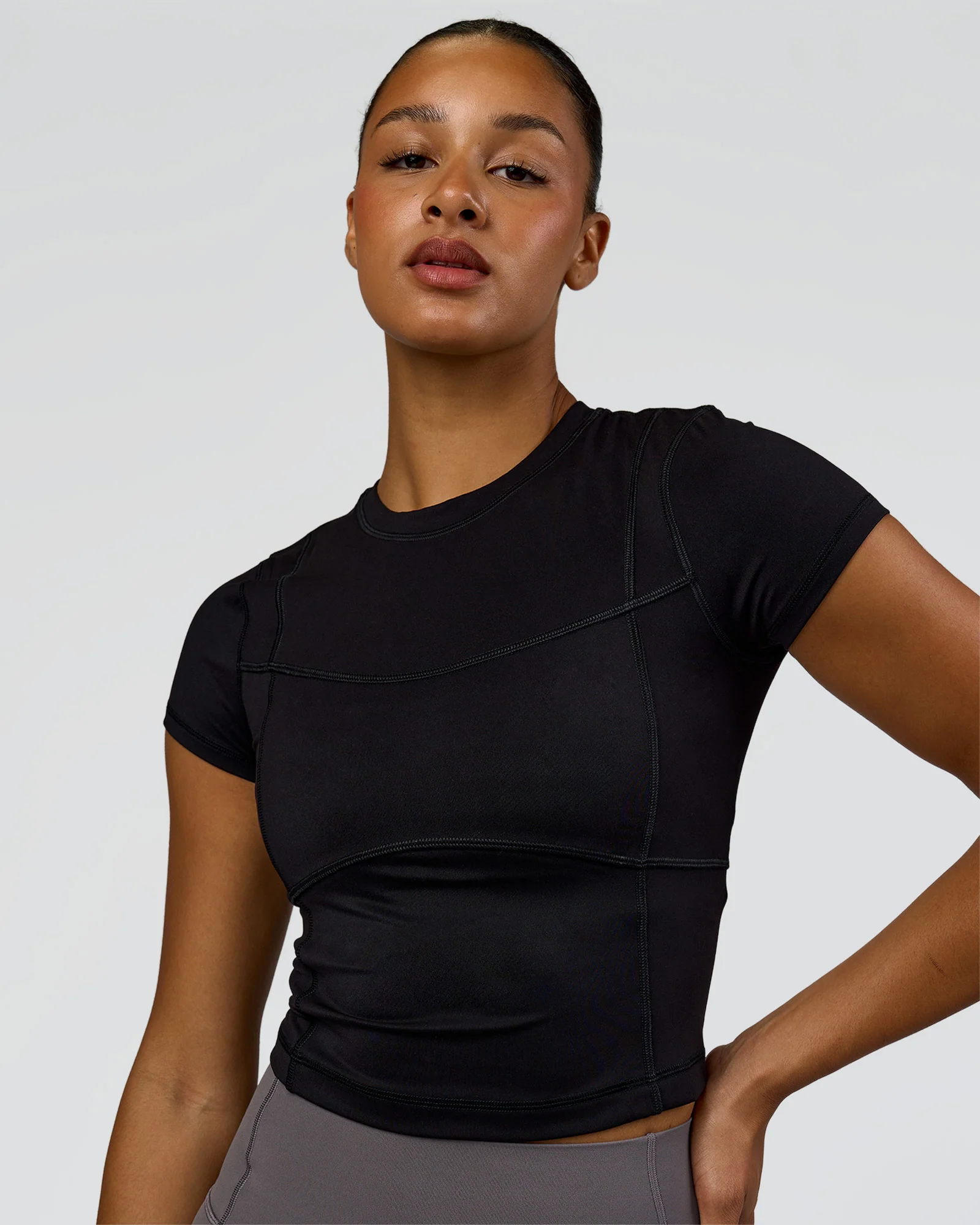 21205-bend-performance-short-sleeve-tee-black-1.webp Bend Performance Short Sleeve Tee - Black