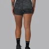 Elixir Ultra High-Rise 4" Short Pockets - Tranquil-Black
