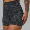 Elixir Ultra High-Rise 4" Short Pockets - Tranquil-Black