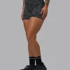 Elixir Ultra High-Rise 4" Short Pockets - Tranquil-Black