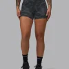 Elixir Ultra High-Rise 4" Short Pockets - Tranquil-Black