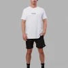 Fitstop Fast FLXCotton Tee - White-Black