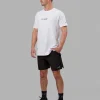 Fitstop Fast FLXCotton Tee - White-Black