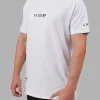Fitstop Fast FLXCotton Tee - White-Black