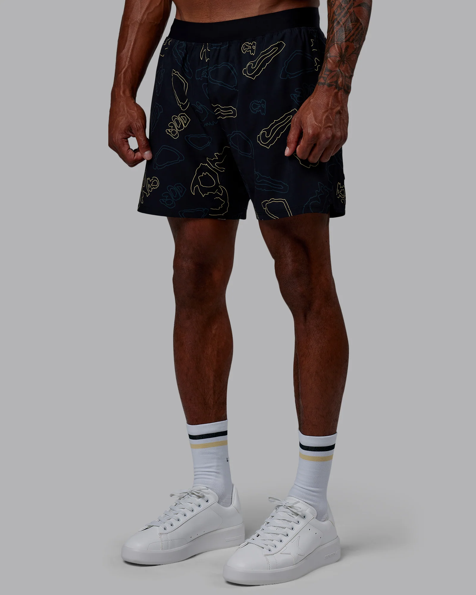 Patty Mills Challenger 6" Performance Short - Black-Vital Green