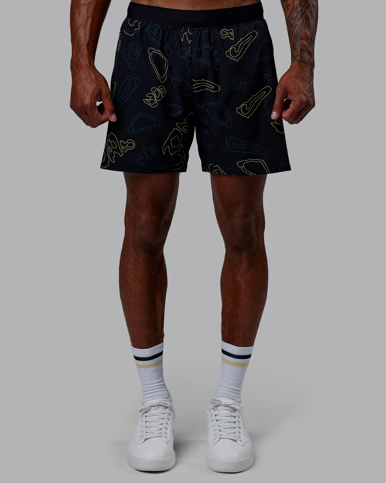 Patty Mills Challenger 6" Performance Short - Black-Vital Green