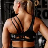 Galvanise Hype Graphic Sports Bra 2.0 - Black-Alloy