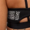 Galvanise Hype Graphic Sports Bra 2.0 - Black-Alloy