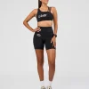 Galvanise Hype Graphic Sports Bra 2.0 - Black-Alloy