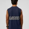 Cadence MicroMotion Muscle Tank - Future Navy-Alloy