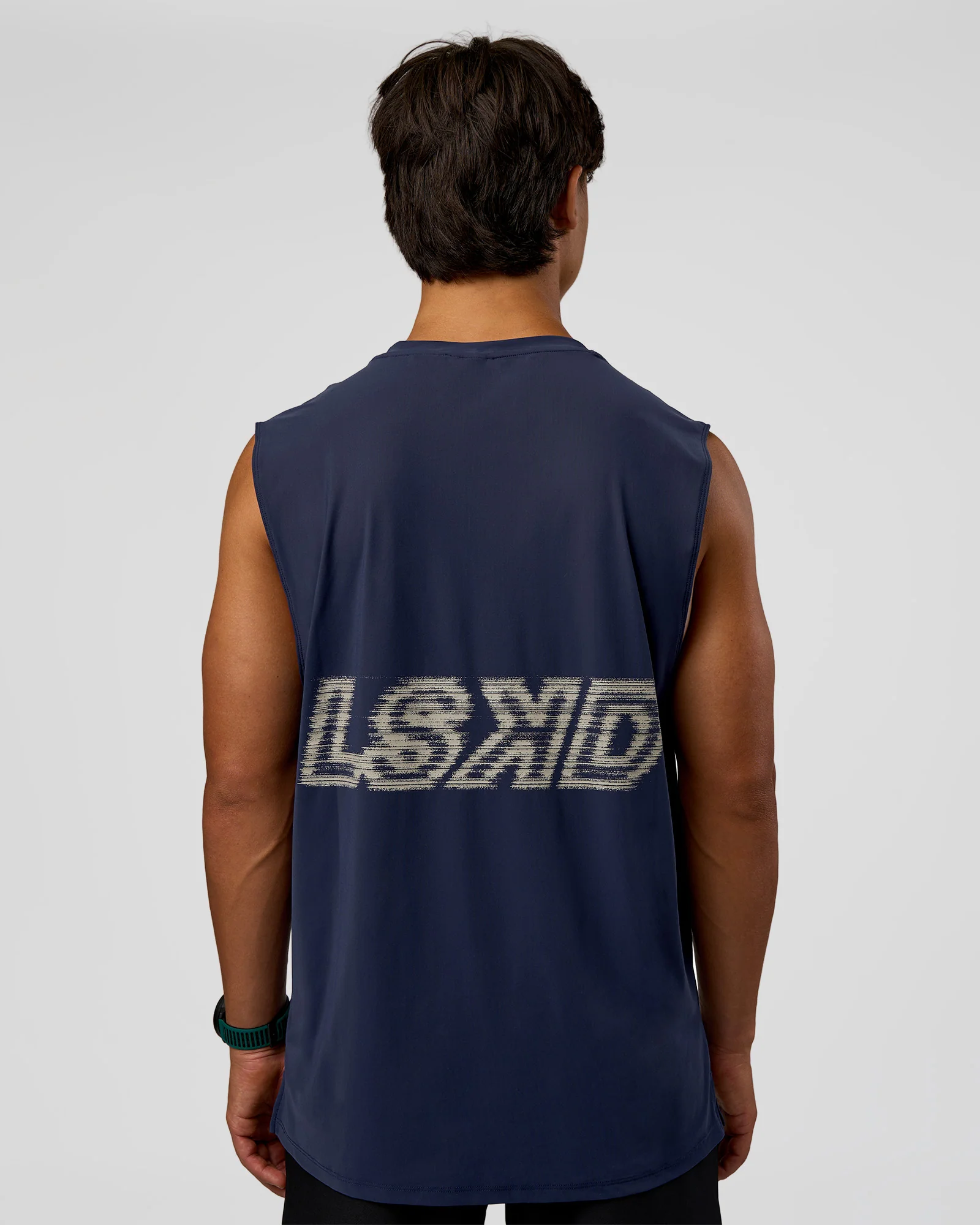 Cadence MicroMotion Muscle Tank - Future Navy-Alloy