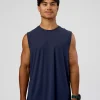 Cadence MicroMotion Muscle Tank - Future Navy-Alloy
