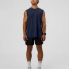 Cadence MicroMotion Muscle Tank - Future Navy-Alloy
