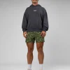 Miami Vibe Oversized Hoodie - Dark Storm-Marshmallow