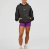 Miami Vibe Oversized Hoodie - Dark Storm-Marshmallow
