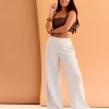 CF Elevate SoftTouch Pintuck Wide Leg Pant - Clay