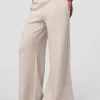 CF Elevate SoftTouch Pintuck Wide Leg Pant - Clay