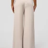 CF Elevate SoftTouch Pintuck Wide Leg Pant - Clay