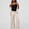 CF Elevate SoftTouch Pintuck Wide Leg Pant - Clay