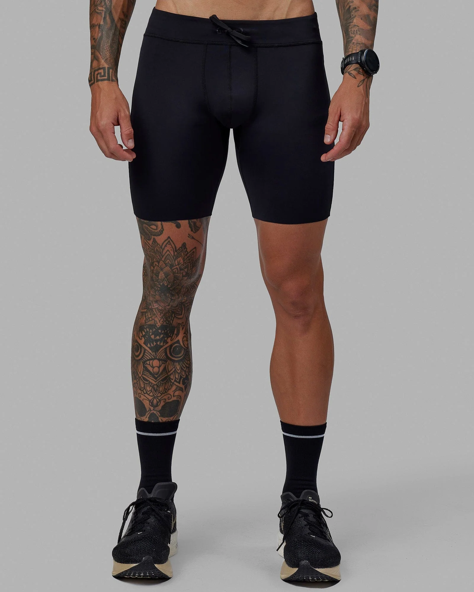 O.G. Race Day Short Tight 8" - Black