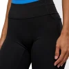 Liberate High-Rise Full Length Legging Pockets - Black-Palace Bluex