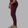 Elixir Ultra High-Rise Full Length Legging - Cherry Lacquer