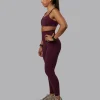 Elixir Ultra High-Rise Full Length Legging - Cherry Lacquer