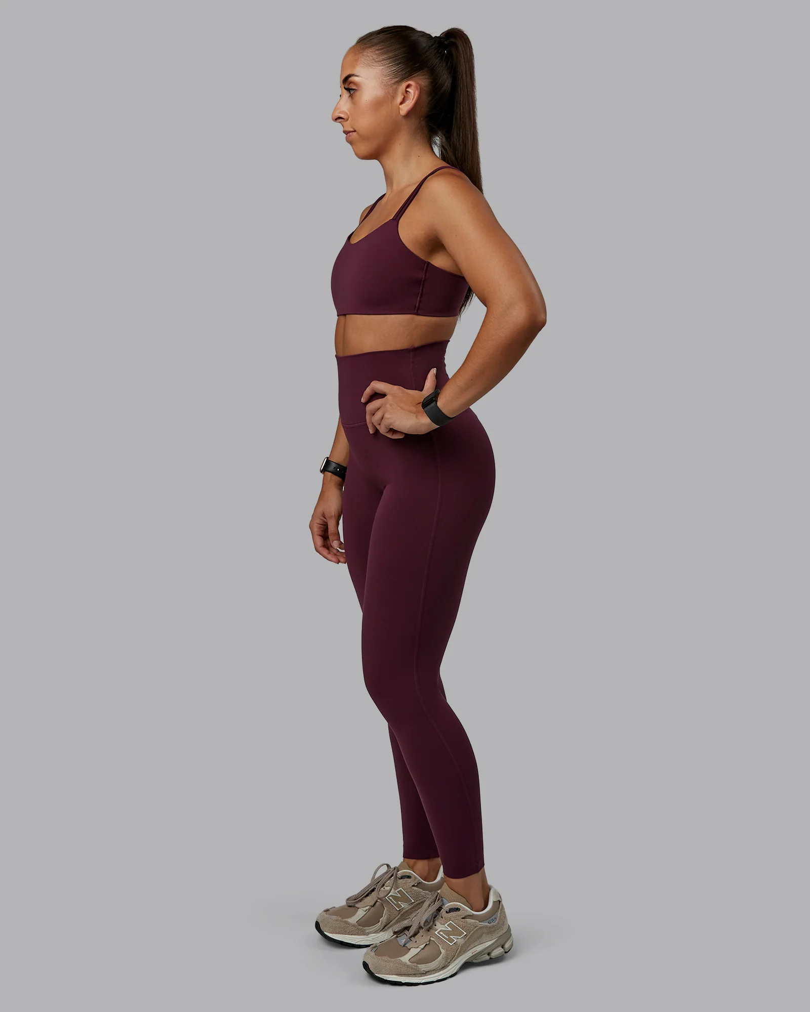 Elixir Ultra High-Rise Full Length Legging - Cherry Lacquer