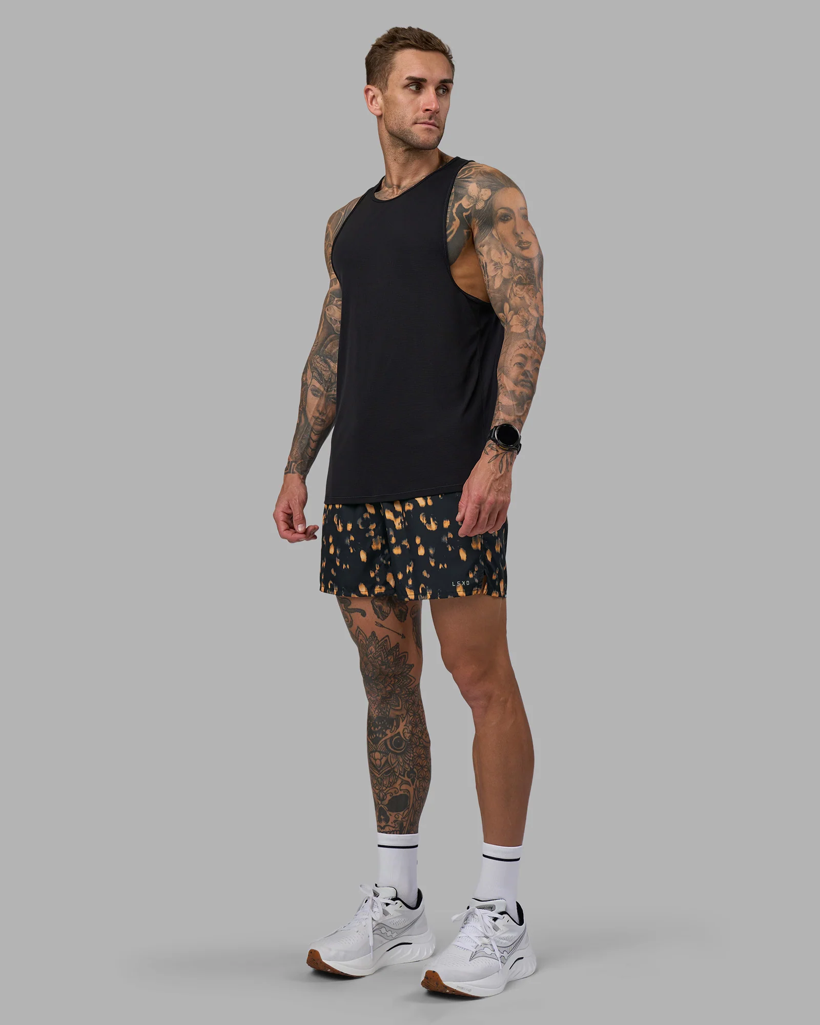 2215-pace-5-lined-running-short-markings-black-print-7.webp Pace 5" Lined Running Short - Markings Black Print