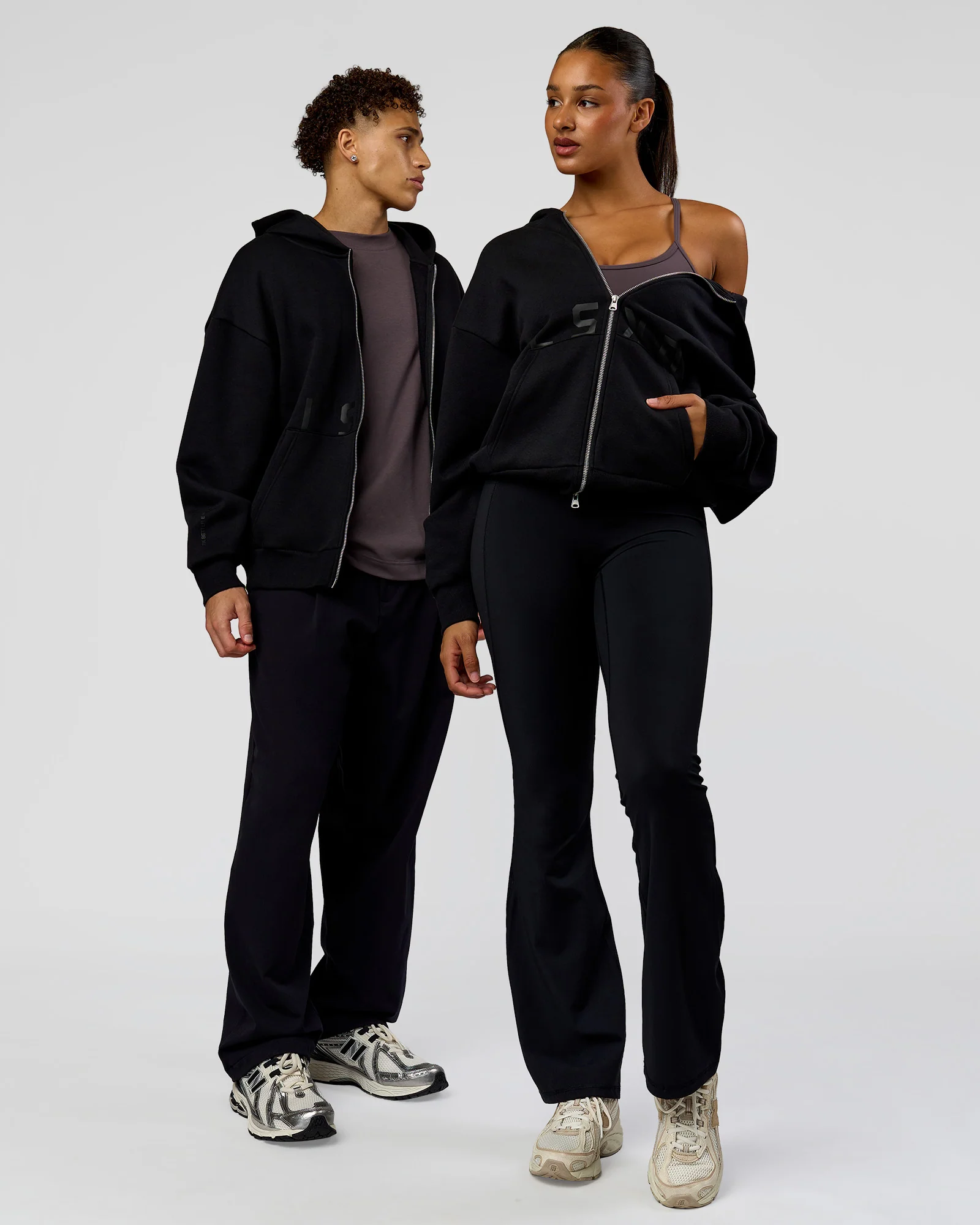 2223-shadow-mode-oversized-zip-through-hoodie-black-1.webp Shadow Mode Oversized Zip Through Hoodie - Black