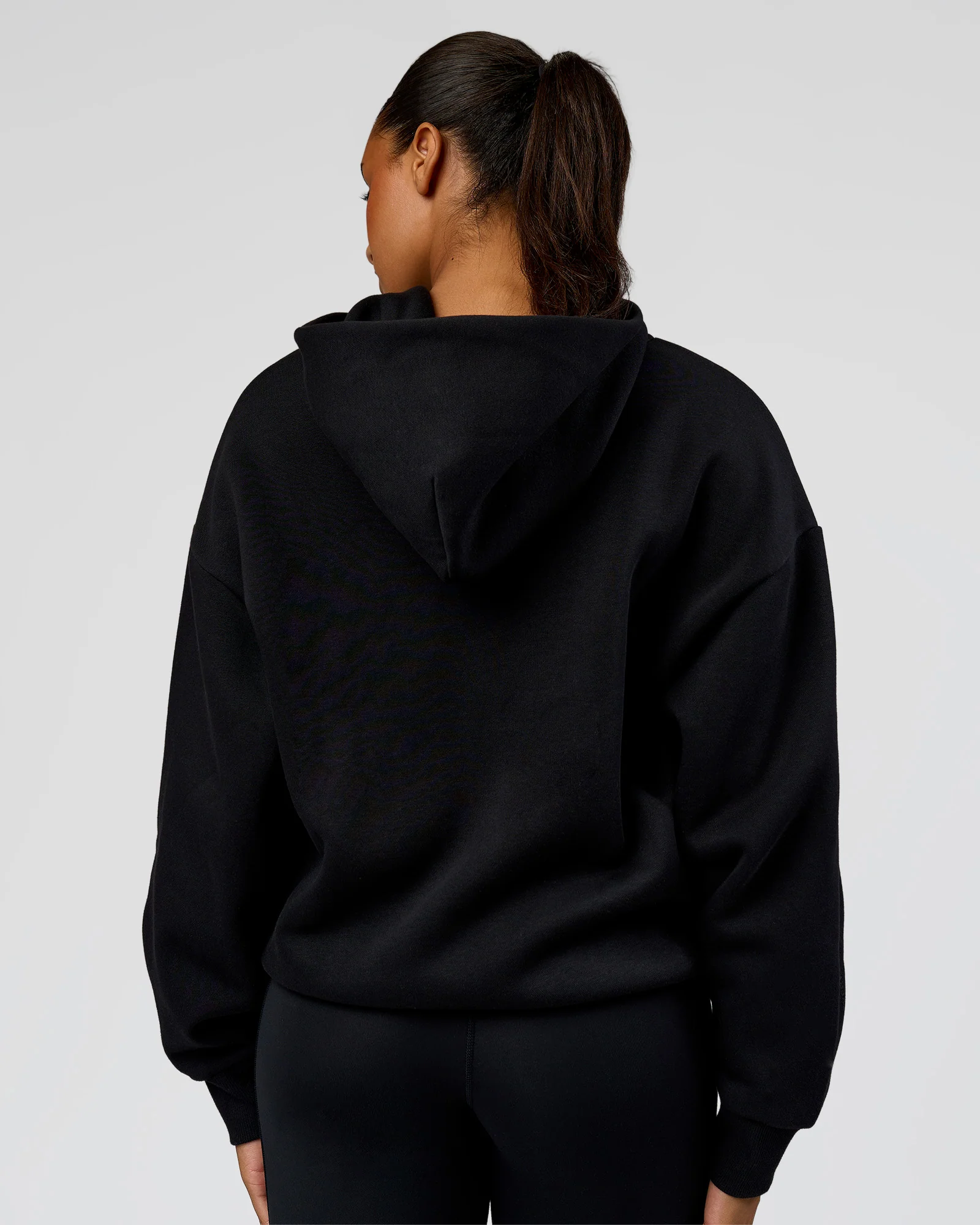 2223-shadow-mode-oversized-zip-through-hoodie-black-10.webp Shadow Mode Oversized Zip Through Hoodie - Black