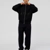 2223-shadow-mode-oversized-zip-through-hoodie-black-13.webp Shadow Mode Oversized Zip Through Hoodie - Black