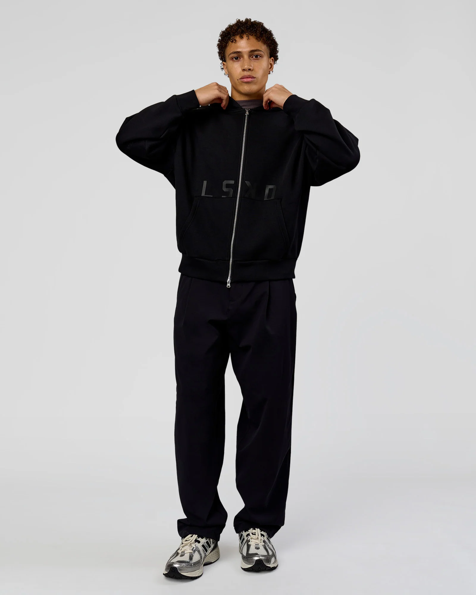 2223-shadow-mode-oversized-zip-through-hoodie-black-13.webp Shadow Mode Oversized Zip Through Hoodie - Black