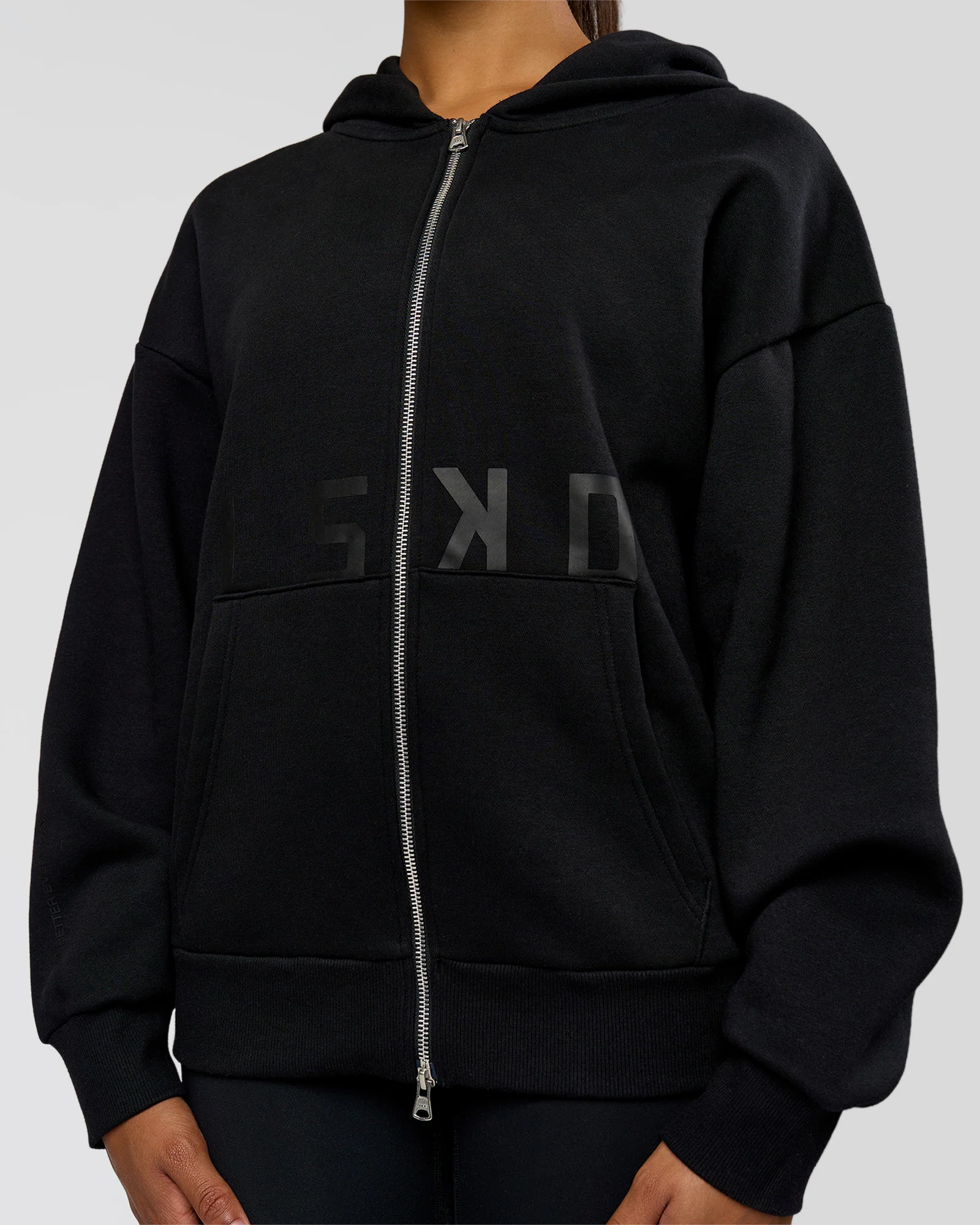 2223-shadow-mode-oversized-zip-through-hoodie-black-14.webp Shadow Mode Oversized Zip Through Hoodie - Black