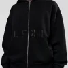 2223-shadow-mode-oversized-zip-through-hoodie-black-4.webp Shadow Mode Oversized Zip Through Hoodie - Black